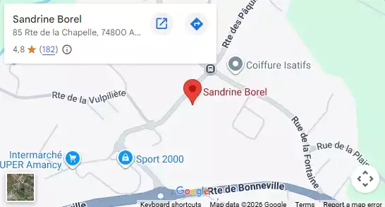 Localisation du cabinet à Amancy